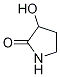 3-ヒドロキシ-2-ピロリジノン 化学構造式