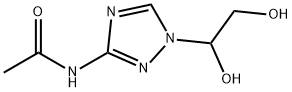 Acetamide,  N-[1-(1,2-dihydroxyethyl)-1H-1,2,4-triazol-3-yl]- Struktur