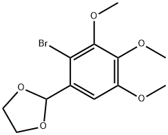 2-(2-BROMO-3,4,5-TRIMETHOXYPHENYL)-1,3-DIOXOLANE Structure