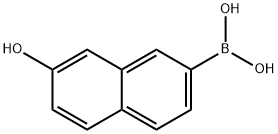Boronic acid, (7-hydroxy-2-naphthalenyl)- (9CI) Structure