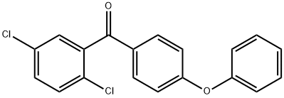 2,5-DICHLORO-4'-PHENOXYBENZOPHENONE Structure