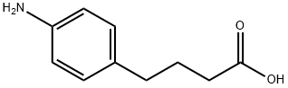 4-(4-Aminophenyl)butyric acid Structure