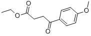 3-(4-甲氧基苯甲酰)丙酸乙酯, 15118-67-9, 结构式