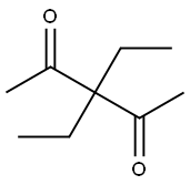 3,3-二乙基戊烷-2,4-二酮, 15119-66-1, 结构式