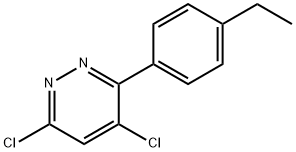 4,6-DICHLORO-3-(4-ETHYLPHENYL)-PYRIDAZINE Structure