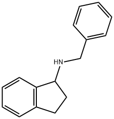 2,3-Dihydro-N-benzyl-1H-inden-1-amine Struktur