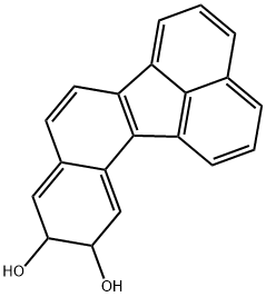 4,5-dihydro-4,5-dihydroxybenzo(j)fluoranthene Structure
