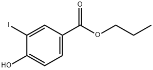Propyl 4-hydroxy-3-iodobenzoate Structure