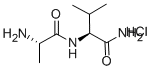 H-ALA-VAL-NH2 HCL Structure