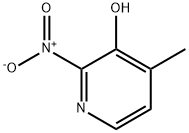 3-Pyridinol,  4-methyl-2-nitro- Struktur