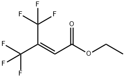 ETHYL 4,4,4-TRIFLUORO-3-(TRIFLUOROMETHYL)CROTONATE Structure