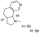 2,3,3a,4,5,9b-Hexahydro-1-methyl-1H-pyrrolo(3,2-h)isoquinoline dihydro bromide, cis-(+-)-|