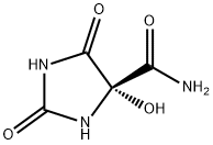 4-Imidazolidinecarboxamide,4-hydroxy-2,5-dioxo-,(S)-(9CI) Structure