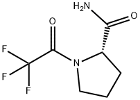 2-Pyrrolidinecarboxamide, 1-(trifluoroacetyl)-, (2S)- (9CI) Structure