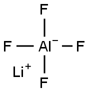四氟铝酸锂, 15138-76-8, 结构式