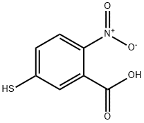 thionitrobenzoic acid Struktur