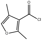 3-Furancarbonyl chloride, 2,4-dimethyl- (9CI) Structure
