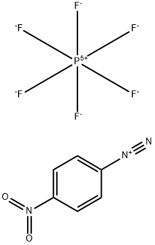 4-NITROBENZENEDIAZONIUM HEXAFLUOROPHOSPHATE Struktur