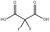 ジフルオロマロン酸 化学構造式