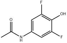 Acetamide,  N-(3,5-difluoro-4-hydroxyphenyl)- 结构式