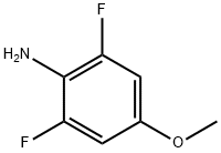 2,6-ジフルオロ-4-メトキシアニリン 化学構造式
