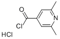 2,6-Dimethyl-4-pyridinecarbonyl  chloride  hydrochloride 化学構造式