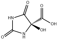 4-Imidazolidinecarboxylicacid,4-hydroxy-2,5-dioxo-,(S)-(9CI) Struktur