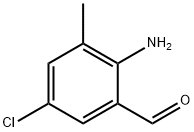 2-氨基-5-氯-3-甲基苯甲醛, 151446-29-6, 结构式