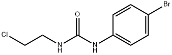 N-(4-ブロモフェニル)-N'-(2-クロロエチル)尿素 化学構造式
