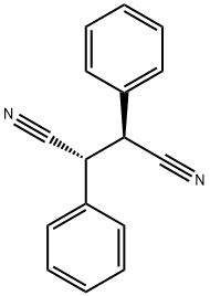 内消旋-2,3-二苯基丁二腈,15146-07-3,结构式