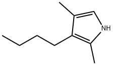 3-tert-Butyl-2,4-dimethylpyrrole 化学構造式