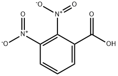 2,3-ジニトロ安息香酸 化学構造式