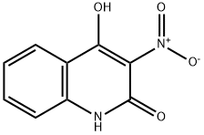 2,4-DIHYDROXY-3-NITROQUINOLINE 化学構造式