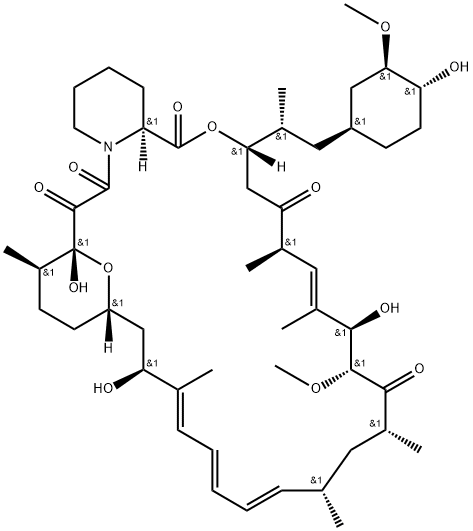 Rapamycin, 7-O-demethyl- Structure