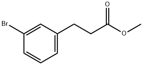 3-(3-ブロモフェニル)プロパン酸メチル 化学構造式