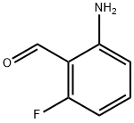 2-アミノ-6-フルオロベンズアルデヒド 化学構造式