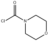 4-モルホリニルカルボニル クロリド 化学構造式