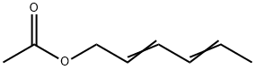 TRANS,TRANS-2,4-HEXADIENYL ACETATE Structure