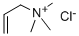 N,N,N-トリメチル-2-プロペン-1-アミニウム·クロリド 化学構造式