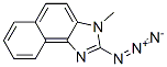 2-AZIDO-3-METHYLNAPHTHO(1,2-D)IMIDAZOLE Structure