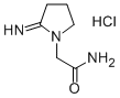 1-Carbamidomethyl-2-iminopyrrolidine chlorhydrate Structure