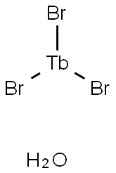 水合溴化鋱(III) 结构式