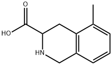 DL-5-METHYL-1,2,3,4-TETRAHYDROISOQUINOLINE-3-CARBOXYLIC ACID Structure