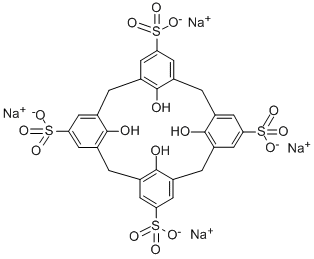 4-SULFOCALIX[4]ARENE SODIUM SALT Struktur