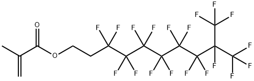 2-メチルプロペン酸3,3,4,4,5,5,6,6,7,7,8,8,9,10,10,10-ヘキサデカフルオロ-9-(トリフルオロメチル)デシル 化学構造式