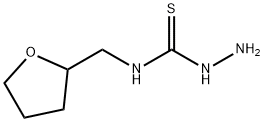 4-(2-テトラヒドロフルフリル)-3-チオセミカルバジド 化学構造式