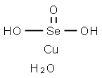 COPPER(II) SELENITE DIHYDRATE Structure