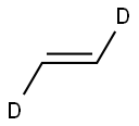 (E)-(1,2-2H2)エテン 化学構造式