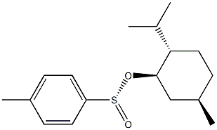 (1R,2S,5R)-(-)-MENTHYL (S)-P-TOLUENESULFINATE Struktur