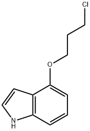 1-chloro-3-(indol-4-yloxy)propane Struktur
